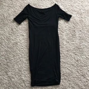 ASOS black maternity dress 8 like new!